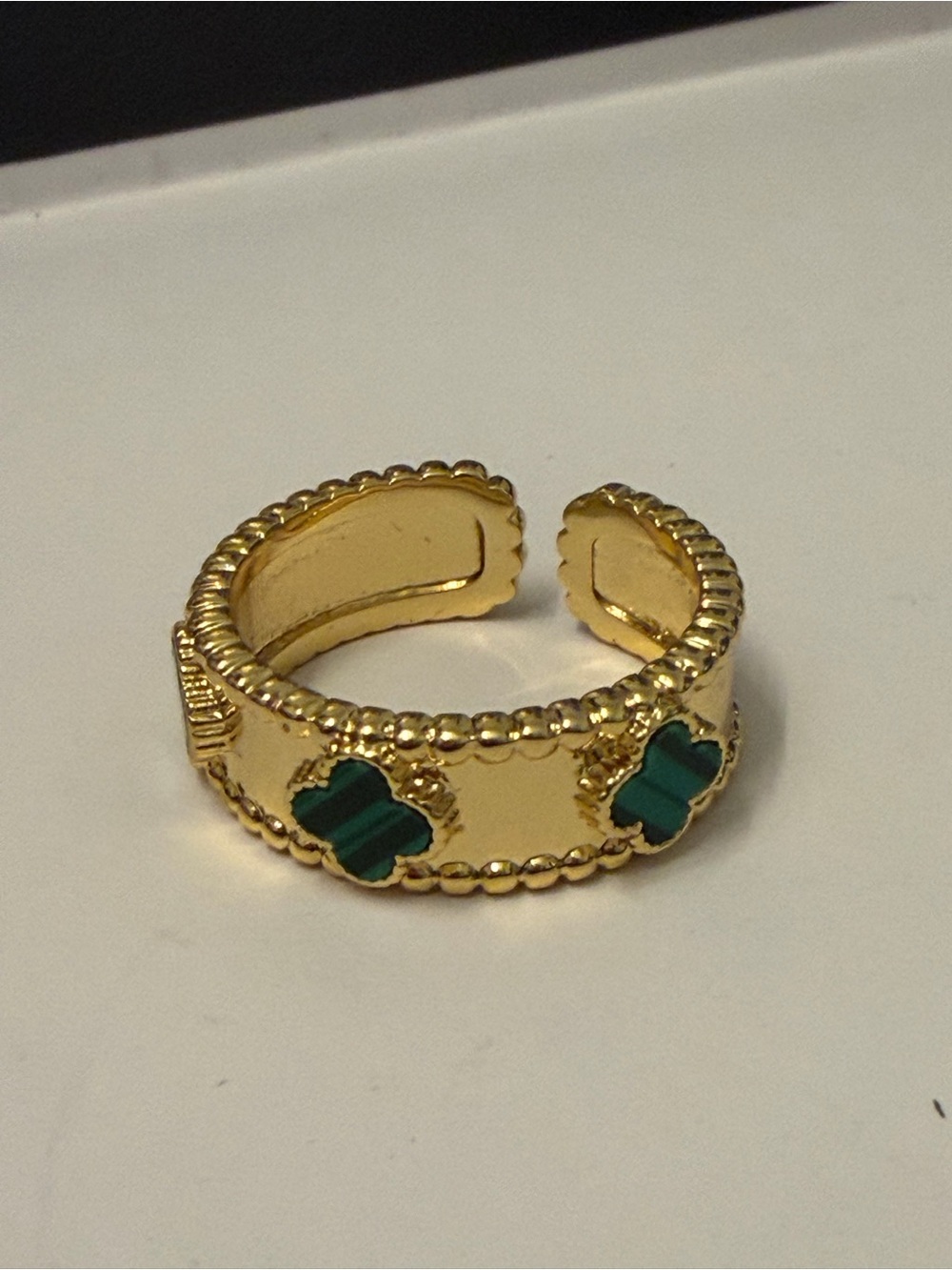 (2) Adjustable Freida Rothman Clover Rings - Picture 3 of 5
